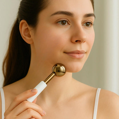 Masseur Visage et Corps en Acier Inoxydable – L'Art de la Détente et de la Beauté